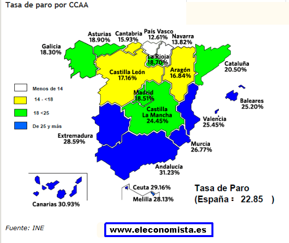 el-paro-en-espaNa-510x428% - El paro en España por CC AA