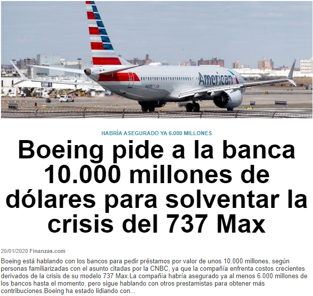 Al final se conoce el coste de la crisis de Boeing