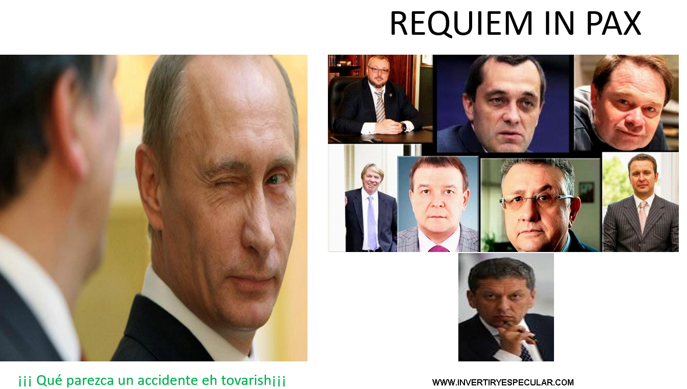Con Putin los oligarcas  rusos tienen que elegir entre plata o plomo